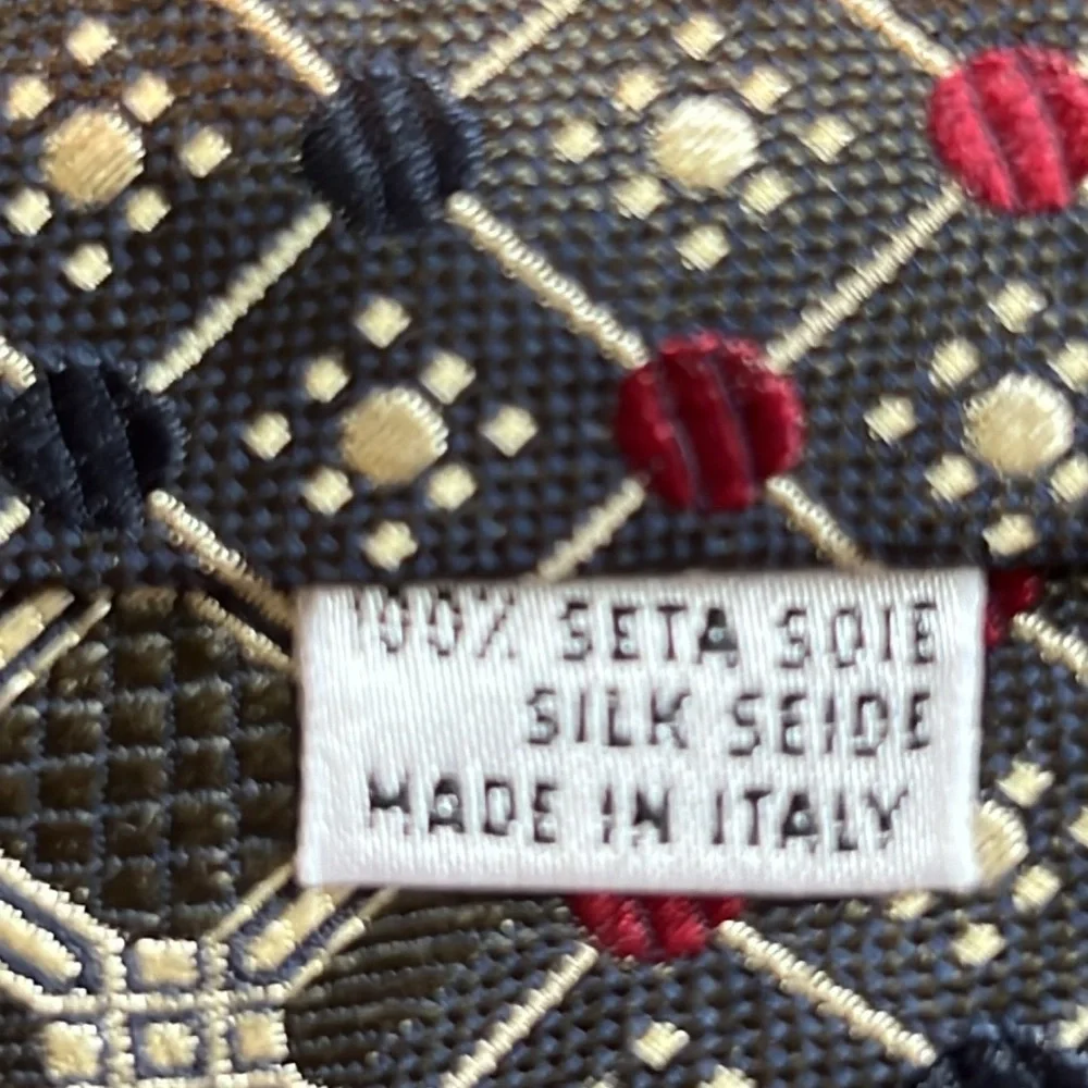 LUCIANO SOPRANI Print Silk Tie
